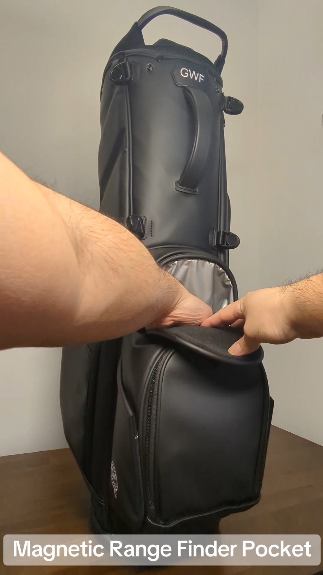 GWF Hybrid Golf Bag (Stealth Black Edition) | Golfing With Frangs